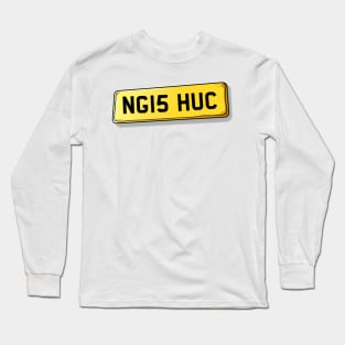 NG15 HUC Hucknall Number Plate Long Sleeve T-Shirt